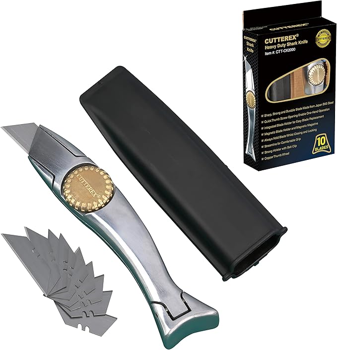 Heavy Duty SharkKnife VinylKnife UtilityKnife RoofingKnife Delphin Dolphin Carpet Knife