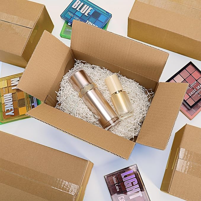 25 Pack Shipping Boxes, Brown, 9"x6"x4", Corrugated Cardboard Boxes | Small Cardboard Shipping Boxes, Kraft Mailing Boxes, for Small Business Packaging, Shippings and Storing
