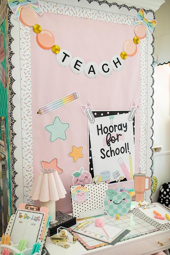 Fadeless Schoolgirl Style Bulletin Board Paper, Pretty in Pink 47.25" x 25', 1 Roll