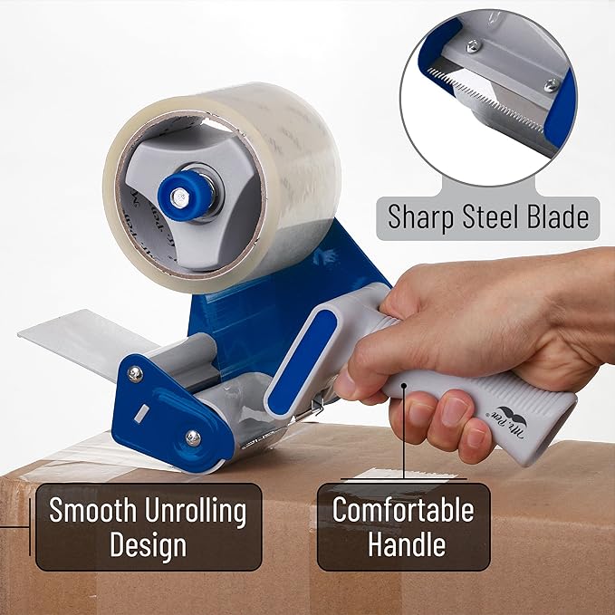 Mr. Pen- Tape Gun, Packing Tape Dispenser, 3 inch Core, 3 inch Tape Gun Dispenser, 3 inch Packing Tape Gun, Heavy Duty Tape Dispenser, Shipping Dispenser, Packaging Tape Dispenser Gun