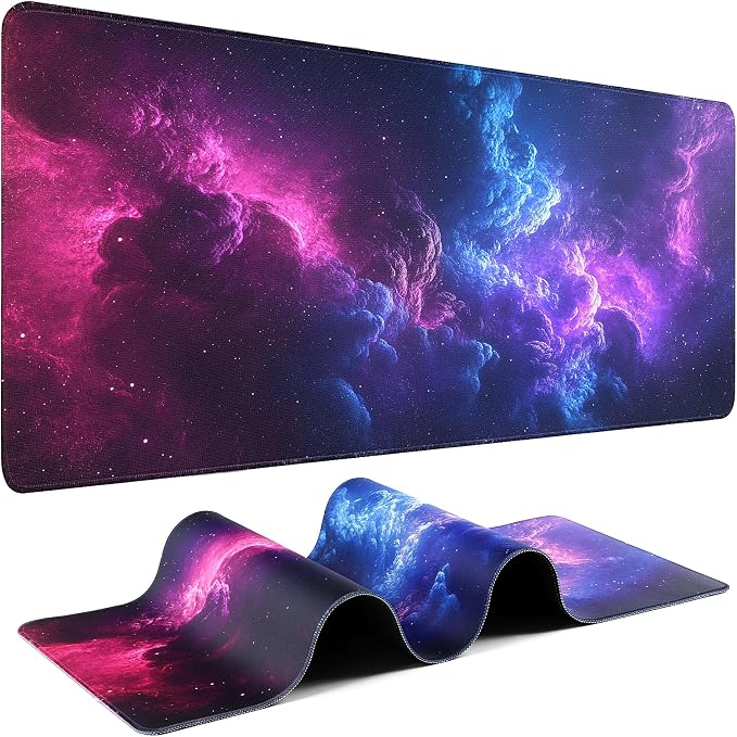 Mouse Pad Gaming - Desk Mat for Keyboard and Mouse - Large Mouse Pads for Desk, Gaming Mousepad with Non-Slip Base, Desks Pad (31.5" X 11.8") for Game, Office and Home