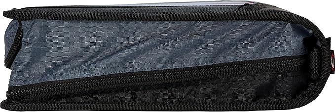 Case-it Mighty Zip Tab School Zipper Binder | 3-Inch O-Rings, 600-Sheet Capacity, 5-Subject Expanding File Folder, Multiple Pockets & Storage Organizer, Shoulder Strap | D-146 Purple