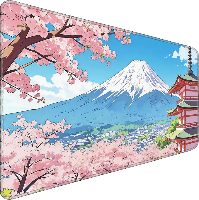 Waterproof Desk Mat 31.5x15.7 Inch - Extra Large Mouse Pad, Building | Covers Full Desk Non Slip Rubber Backing Easy to Clean