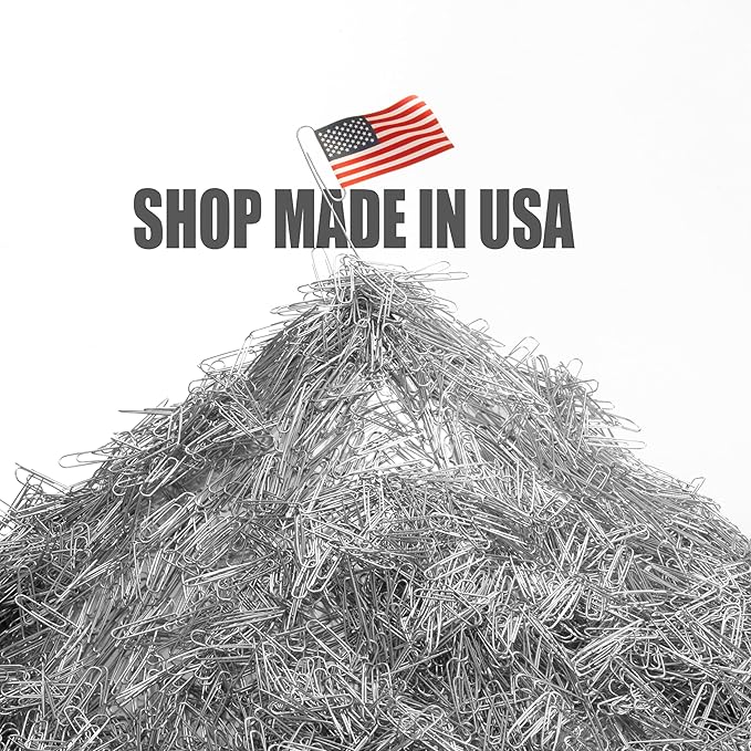 Officemate Premium #1 Paper Clips, 600 Paper Clips (6 Boxes of 100 Each) (Pack of 2)