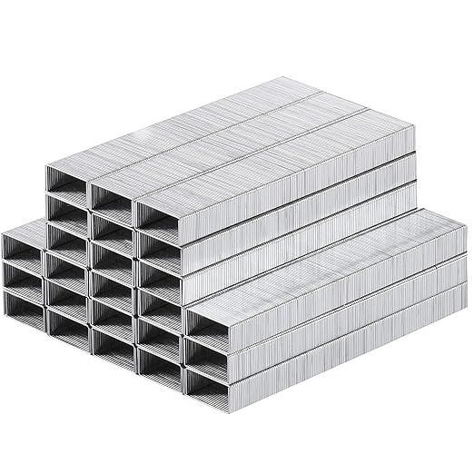 Mr. Pen- Staples Office Supply, 5000 Pc Staples for Stapler, 25 Sheet Staple, 1/4 inch Length(23/6), Office Staple, 100/Strip