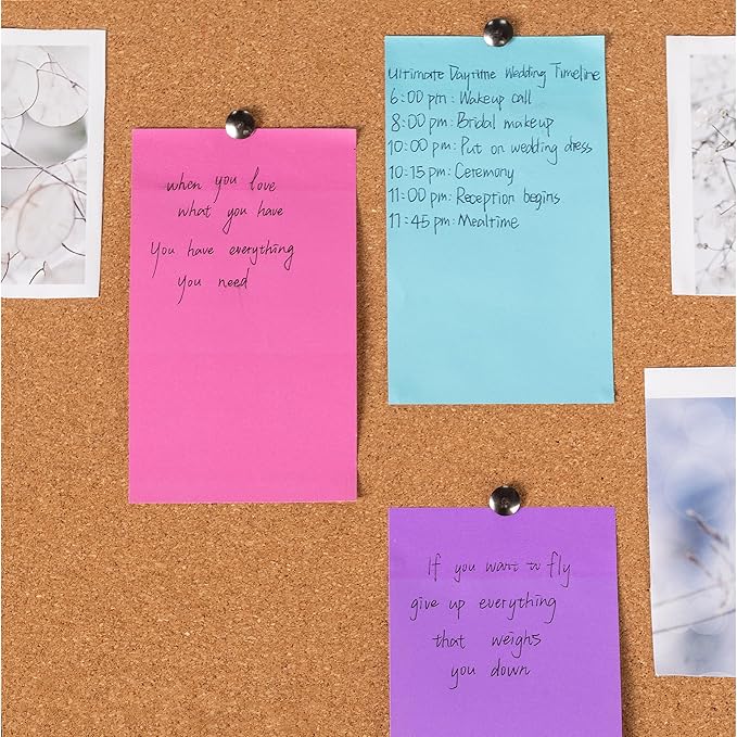 Mr. Pen- Sticky Notes, 3”x5”, 8 Pads, 640 Sheets, Colorful Large Sticky Notes, Stocky Notes for Bible Journaling