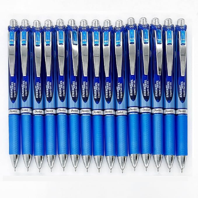 PENBLN75C - Pentel EnerGel Needle Tip Liquid Gel Ink Pens