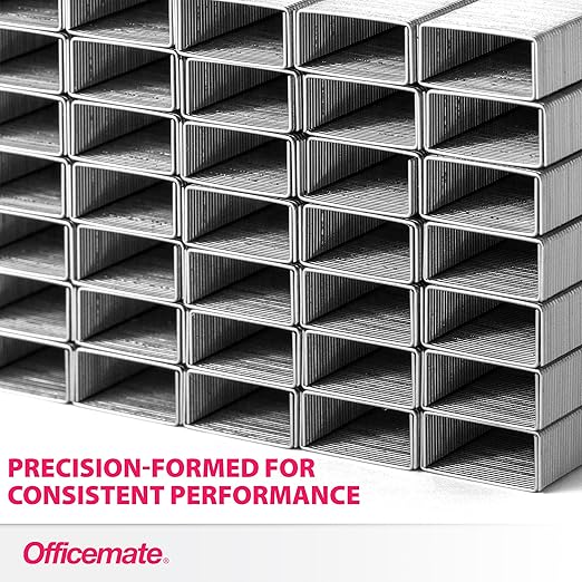 Officemate Standard Staples, 5 Boxes General Purpose Staple, 5000 Staples/Box (91925)