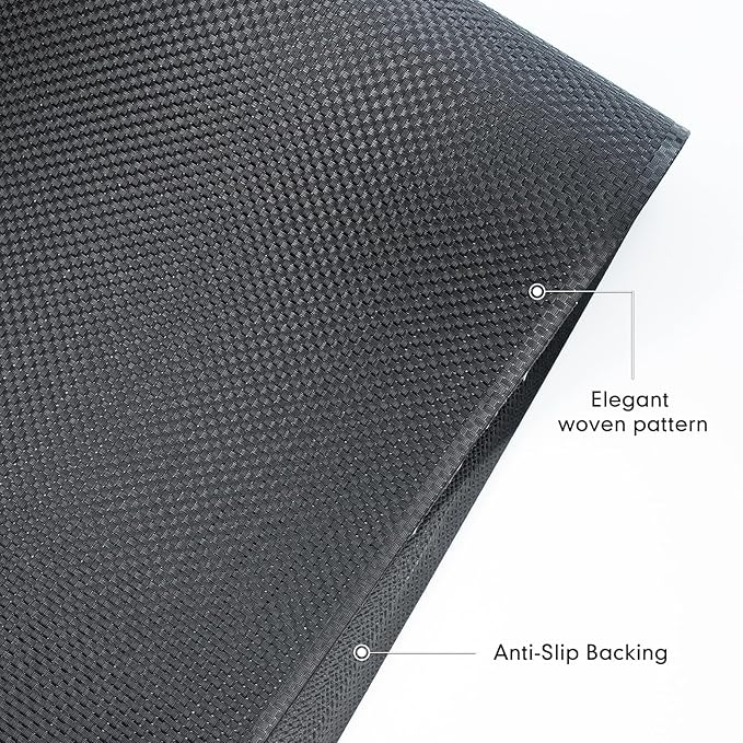 Sycoodeal Chair Mat,36" x 55" Office Chair Mat for Hardwood and Tile Floor, Heavy Duty Floor Protector for Rolling Chairs,Non-Slip,Computer Mat for Home Office(Black)