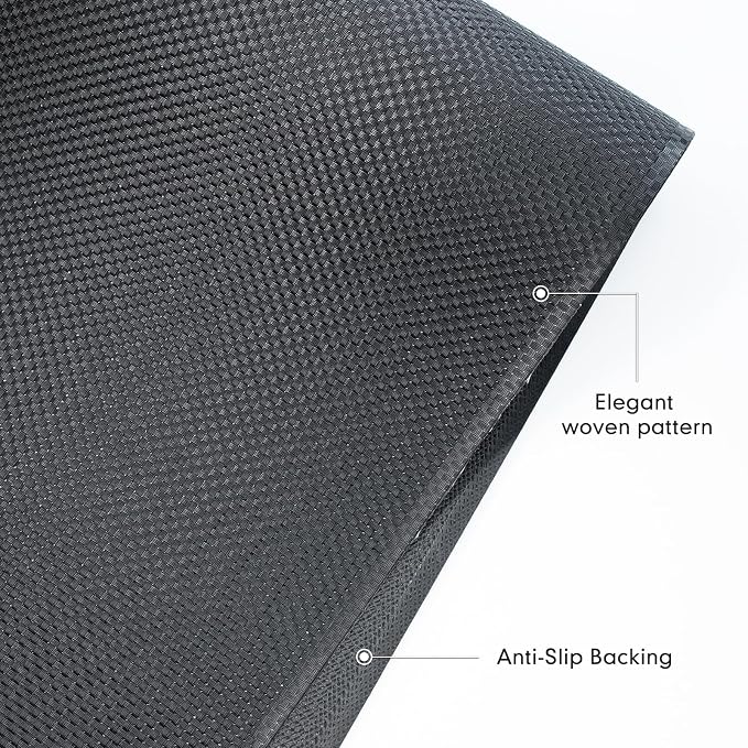 Sycoodeal Chair Mat, 40" x 48" Office Chair Mat for Hardwood and Tile Floor, Heavy Duty Floor Protector for Rolling Chairs, Non-Slip,Computer Mat for Home Office(Black)