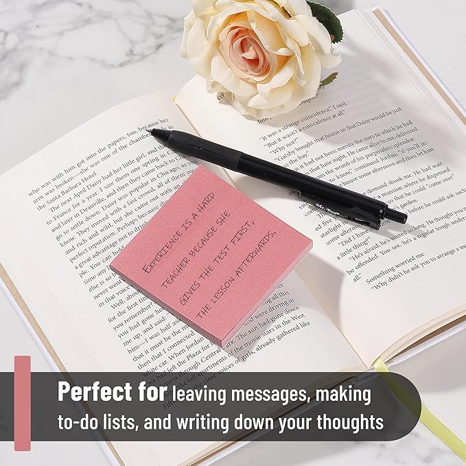 Mr. Pen- Sticky Notes, 3"x3", 12 Pads, 600 Sheets, Vintage Colors | Sticky Notes Bulk, Self-Stick Note Pads, Perfect for Office, School, Home, Study & Organization