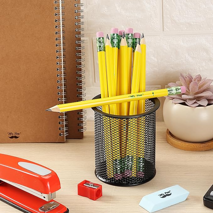 Mr. Pen- Jumbo Pencils for Preschoolers, 10 Big Pencil and 1 Sharpener, Fat Pencils for Kindergarten, Large Pencil