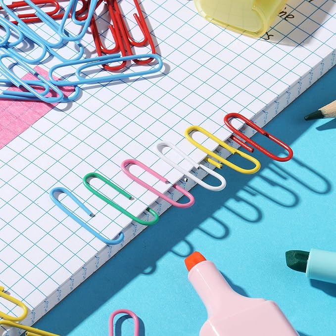 Mr. Pen- 1.3 Inch Paper Clips, 450 Pack - Small, Cute, Colored, Mini, Colorful
