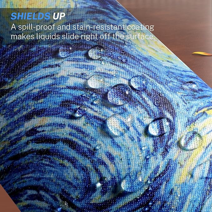 MROCO Mouse Pad 3-Pack [30% Larger] with Anti-Fray Stitched Edges, Premium Waterproof Surface, Non-Slip Rubber Base, Computer & Gaming Mouse Mat for Laptop, Office & Home, 8.5 x 11 in, Starry Night