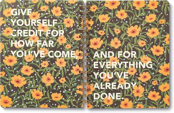 Compendium Spiral Notebook - You are here, it is time, you are ready. — A Designer Spiral Notebook with 192 Lined Pages, College Ruled, 7.0”W x 9.25”H