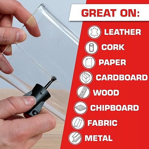 Loctite Super Glue Brush On Bottle, Clear, 0.18 fl oz Bottle, 6 Pack - Superglue for Plastic, Wood, Metal, Crafts & Repair, Cyanoacrylate Adhesive Instant Glue, Quick Dry