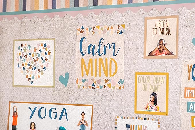 Teacher Created Resources Everyone is Welcome Calming Corner Bulletin Board (TCR7118) Large (Pack of 2)