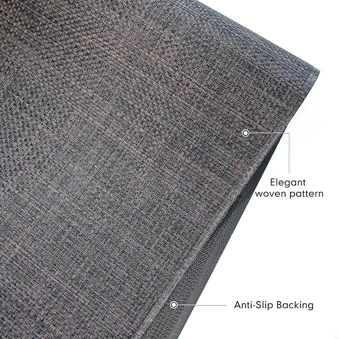 Sycoodeal Chair Mat,36" x 55" Office Chair Mat for Hardwood and Tile Floor, Heavy Duty Floor Protector for Rolling Chairs,Non-Slip,Computer Mat for Home Office(Dark Coffee)