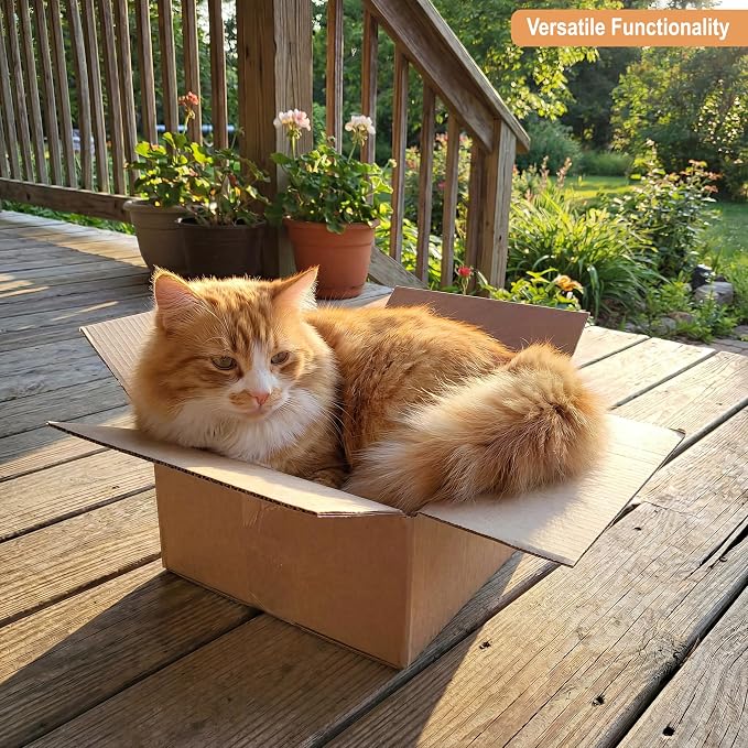 BOARDS+ Sturdy Shipping Boxes 8x6x4 (45 Pack), Medium Cardboard Mailing Boxes For Small Business for Packing, Moving and Storage