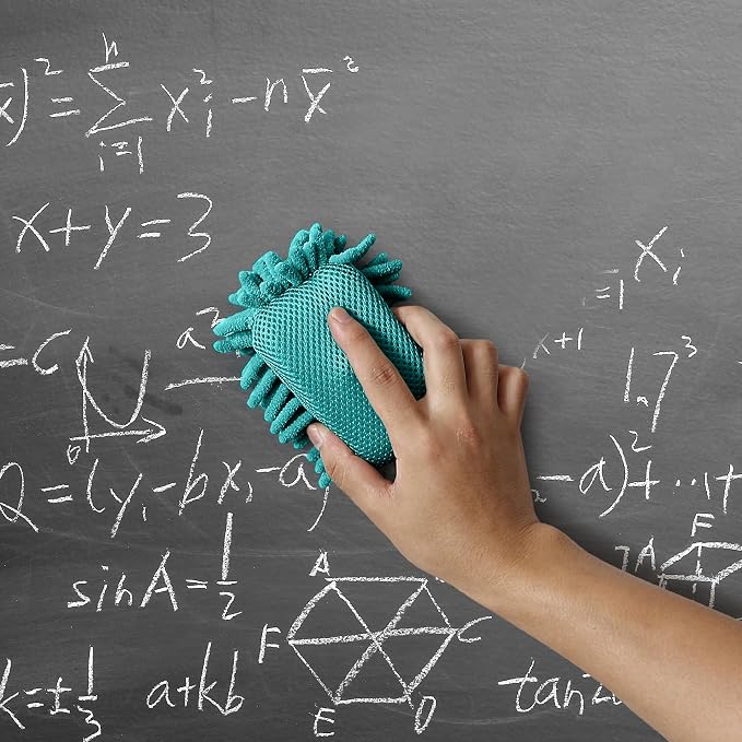 Mr. Pen- Magnetic Microfiber Shag Whiteboard Erasers, 4" x 6", 4 Pack | Dual Surface, Washable Large Dry Erase Board Cleaner for Chalk, Marker, Classroom, Office, Home