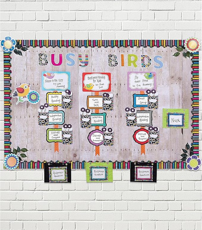 Carson Dellosa 219-Piece Chalkboard Cutout Letters, 4" Colorful Upper and Lowercase Alphabet, Numbers, Punctuation, and Symbols for Bulletin Board, Posterboard, Party, and Classroom Decor