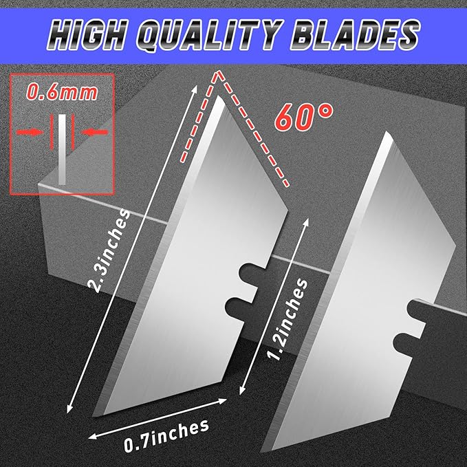 12 Pack Box Cutter, Folding Utility Knife Set, Razor Knife, Navajas para Trabajo, Box Opener, Shop Knives, Folding Knives for Warehouse, Home, Packaging, Shop, Construction