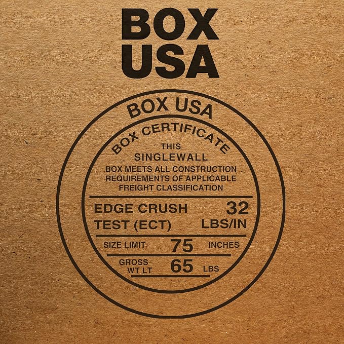 BOX USA Shipping Boxes 16"L x 16"W x 15"H, 25-Pack Medium Corrugated Cardboard Boxes for Shipping, Mailing, Packing, Packaging and Storage