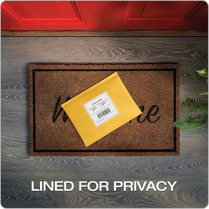 Quality Park Bubble Mailers,6 x 9 Shipping Envelopes,Self-Seal,Durable Brown Kraft Padded Envelopes,Redi-Strip Peel Off Closure,50 Per Box (QUA85755),(Pack of 4)