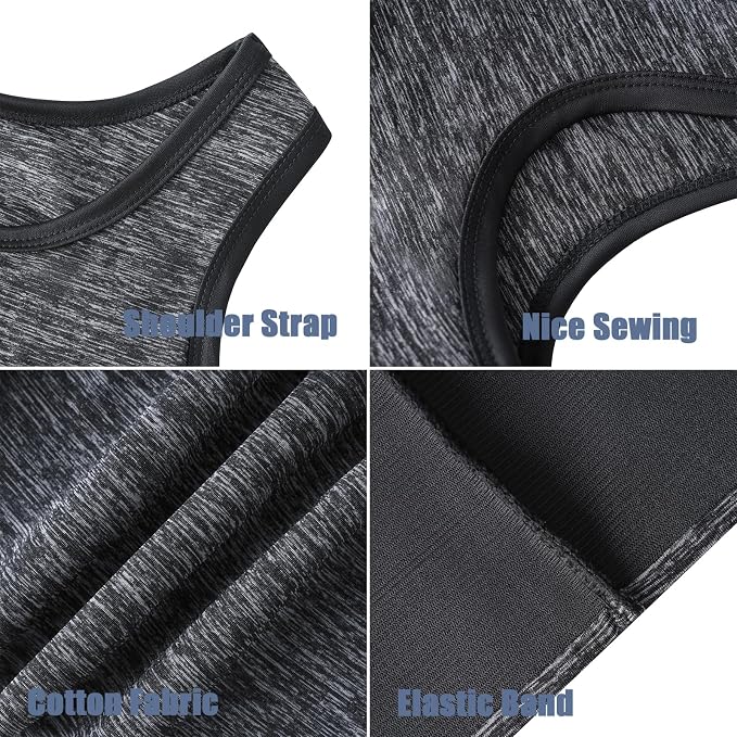 Women Transgender Tomboy FTM Pull On Closure Elastic Chest Binder Pullover Tank Top