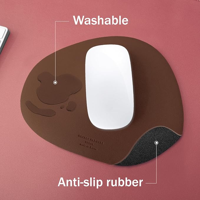 Mouse pad, Non-Slip Washable Waterproof Computer Mouse pad (Charley Chocolate)