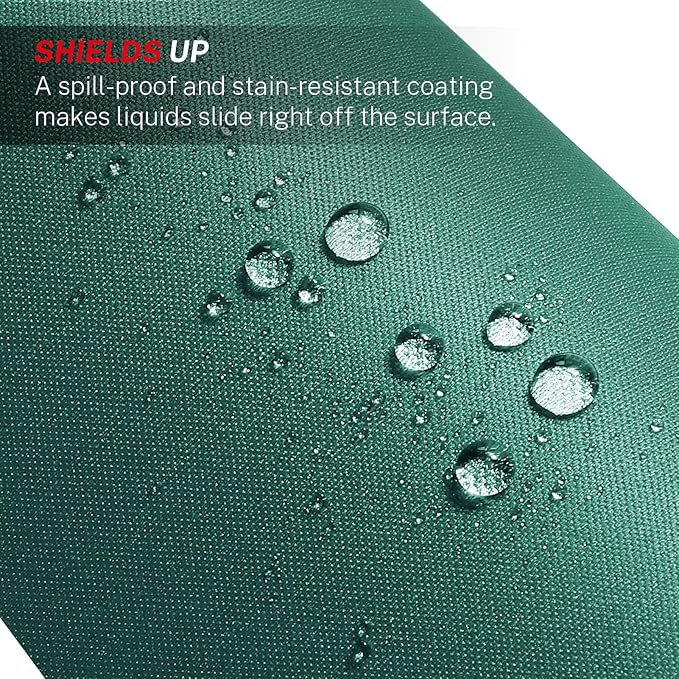 MROCO Mouse Pad [30% Larger] with Anti-Fray Stitched Edges, Premium-Textured Waterproof Surface, Non-Slip Rubber Base, Computer & Gaming Mouse Mat for Laptop, Office & Home, 8.5 x 11 in, Forest Green