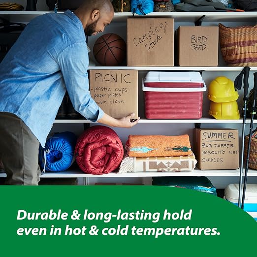 Duck HD Clear Extra Wide Packing Tape - 6 Rolls of Heavy Duty Shipping and Moving Packing Tape – Clear Strong Packaging Tape for Boxes, Packing and Moving Supplies - 3 In. x 54.6 Yards (307352)