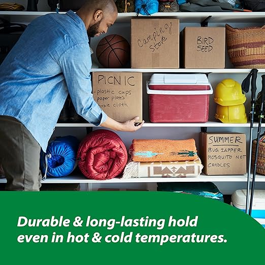 Duck HD Clear Packing Tape Refills - 6 Rolls of Heavy Duty Shipping and Moving Packing Tape - Clear Strong Packaging Tape for Boxes, Packing and Moving Supplies - 1.88 In. x 54.6 Yards (441962)