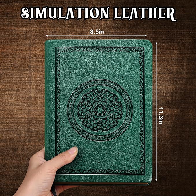 2026 Leather Vintage Journal Notebook,300 Pages,Leather Softcover Lined Journal Notebooks for Women Men,Notebook Journals for Writing Travel,Business,Office,8.5'' X 11.3''