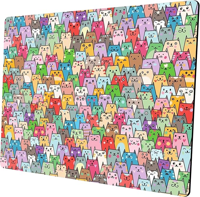 Cute Anime cat Mouse pad Small Computer Mouse mat with Personalized Design Office Non-Slip Rubber Mousepad