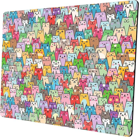 Cute Anime cat Mouse pad Small Computer Mouse mat with Personalized Design Office Non-Slip Rubber Mousepad
