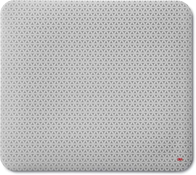 3M Precise Mouse Pad Enhances the Precision of Optical Mice at Fast Speeds, Easy to Clean, Stays in Place, 9 in x 8 in (MP114-BSD1)