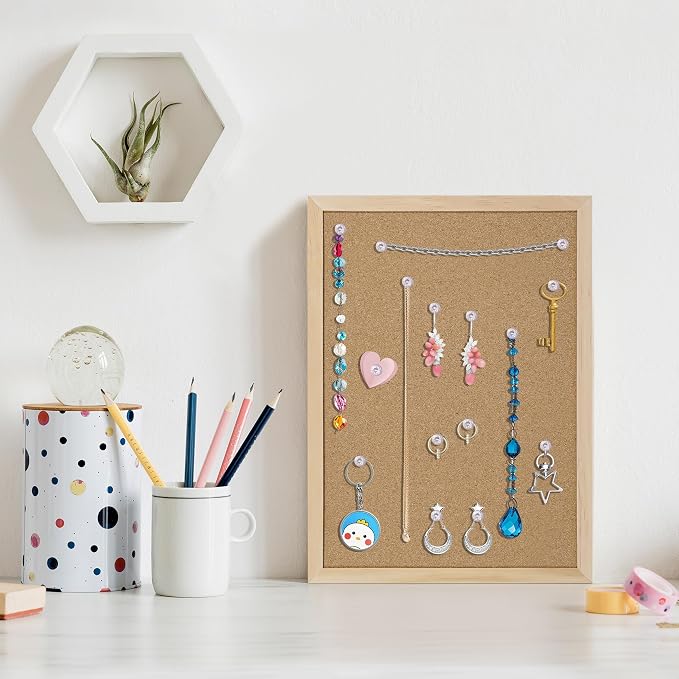 DAHAPYBOO Cork Boards for Office with Pin Oak Wood Board 2 Pack,11X15 | Cork Board Bulletin Board Hanging Corkboards for Office Home School Message Board or Vision Board Decoration
