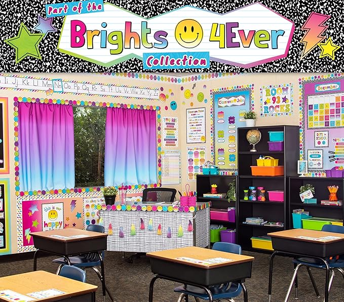 Teacher Created Resources Purple and Blue Color Wash Better Than Paper Bulletin Board Roll (TCR77904)