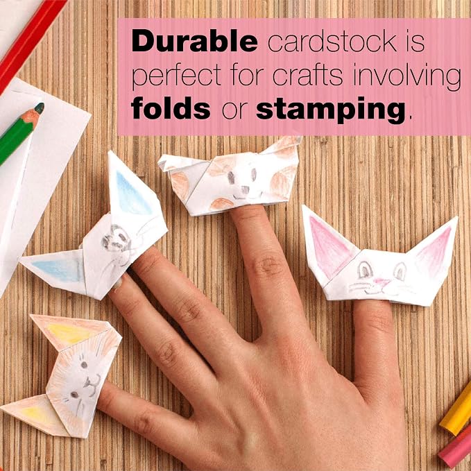 Springhill 11” x 17” Ivory Colored Cardstock Paper, 67lb Vellum Bristol, 147gsm, 250 Sheets (1 Ream) – Premium Lightweight Cardstock, Vellum Printer Paper with Textured Finish – 056004R