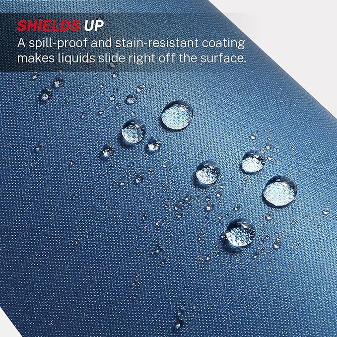 MROCO Mouse Pad 3-Pack [30% Larger] with Anti-Fray Stitched Edges, Premium Waterproof Surface, Non-Slip Rubber Base, Computer & Gaming Mouse Mat for Laptop, Office & Home, 8.5 x 11 in, Navy Blue