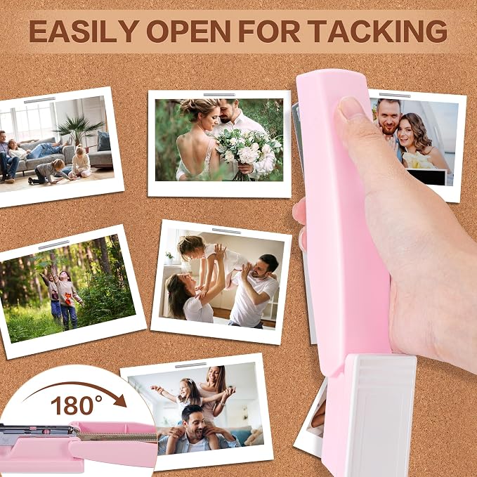 Deli Stapler, 12 Pack Staplers, 12000 Staples and 12 Staple Removers, Pink | Staplers for Desk, 25 Sheet Capacity