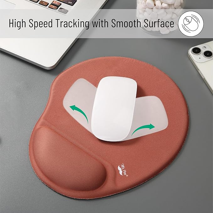 Mr. Pen Ergonomic Mouse Pad with Wrist Support, Brown