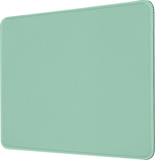 Premium Mouse Pad with Stitched Edges – 10.2 x 8.3 in | Smooth, Washable Mat with Non-Slip Base | Personalized Cute MousePads for Laptop, Computer, Office, Home (Mint Green)