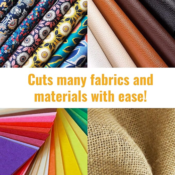 45mm Rotary Cutter Blades - (15 Pack) Fits Fiskars, Olfa, Martelli Blades and More - Studio Fabric Cutter Wheel for Fabric & Paper