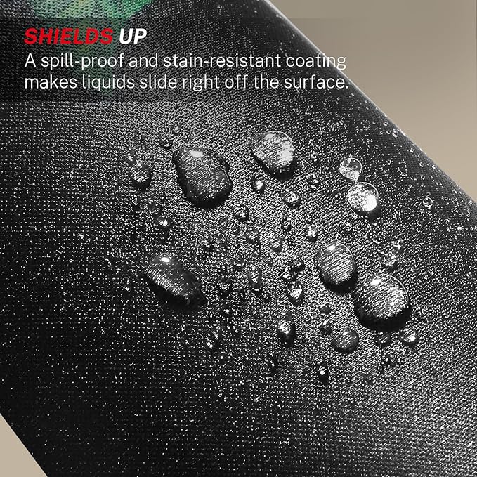 MROCO Mouse Pad 3-Pack [30% Larger] with Anti-Fray Stitched Edges, Premium Waterproof Surface, Non-Slip Rubber Base, Computer & Gaming Mouse Mat for Laptop, Office & Home, 8.5 x 11 in, Black Flower