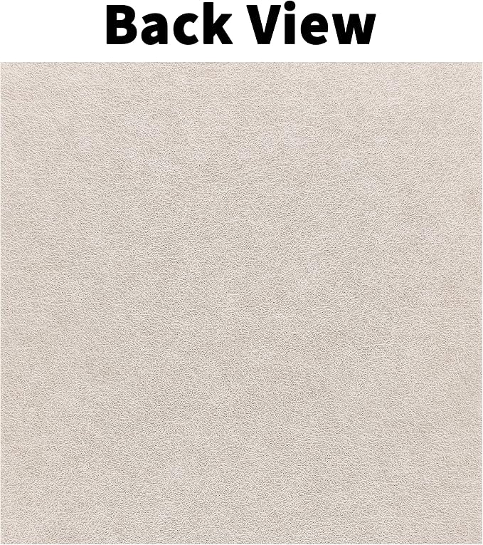1/2'' Thick Cork-Bulletin Board Felt Wall Tiles Squares 12 x 12 in | 1700g/m² High Density Felt Pin Boards for Walls, Adhesive, Frameless, Modular, Renter Friendly, Removable, Light Color, 8Pcs