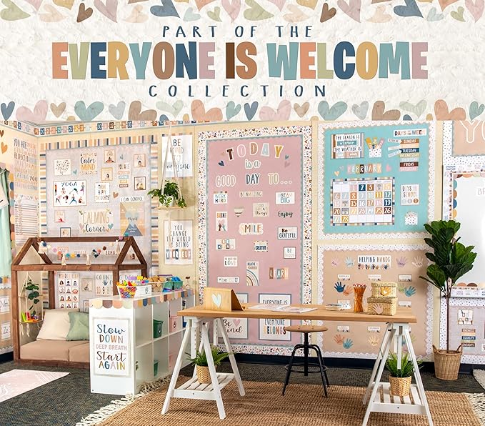 Teacher Created Resources Everyone is Welcome Calming Corner Bulletin Board (TCR7118)