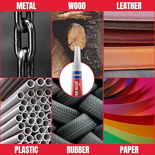 4Gx 8 Value Pack Gel Super Glue Gel Glue All Purpose with Anti Clog Cap. Super Glue for Plastic, Superglue - Magic Glue for DIY Crafts and Many More
