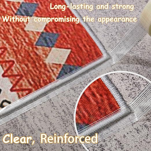 Valley'sYuMiao 3 Pack, 1in×60yds,Mono Filament Strapping Tape, 180yds Total, Fiber Reinforced Packing, Heavy Duty Wearproof Tape, 5.5mils